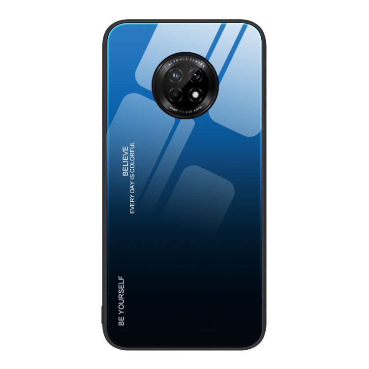 For Huawei Enjoy 20 Plus 5G Gradient Color Glass Case