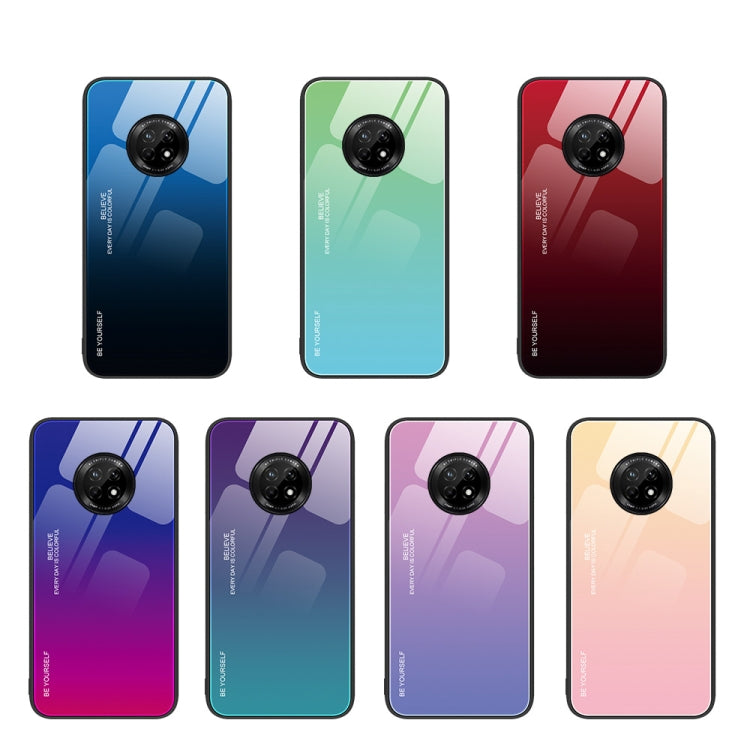 For Huawei Enjoy 20 Plus 5G Gradient Color Glass Case