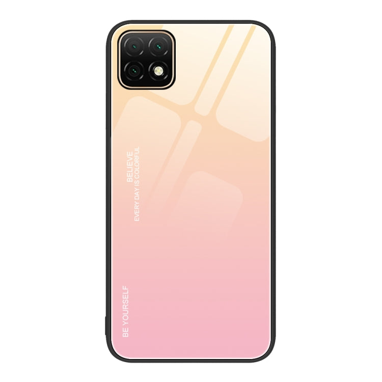 For Huawei Enjoy 20 5G Gradient Color Glass Case