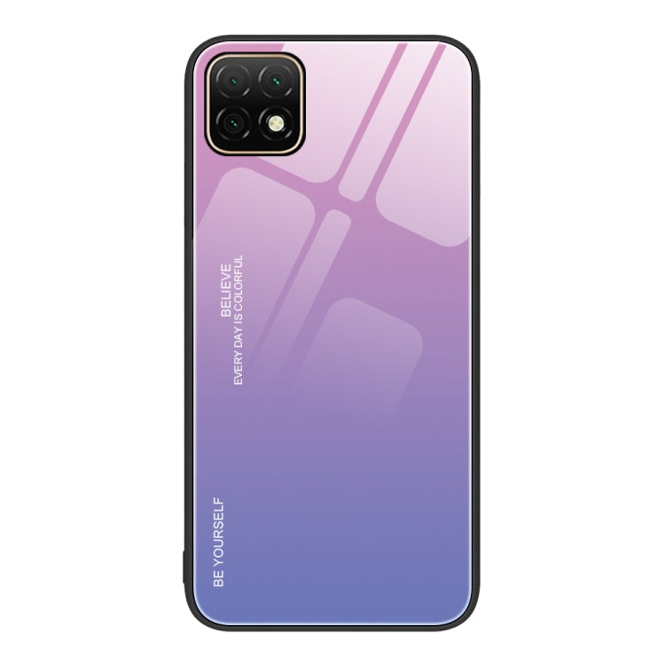 For Huawei Enjoy 20 5G Gradient Color Glass Case