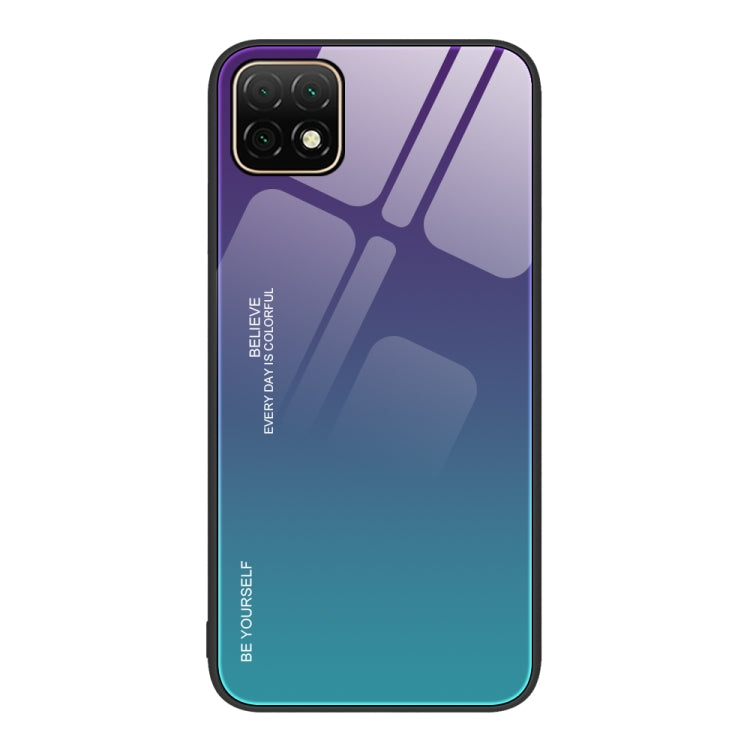 For Huawei Enjoy 20 5G Gradient Color Glass Case