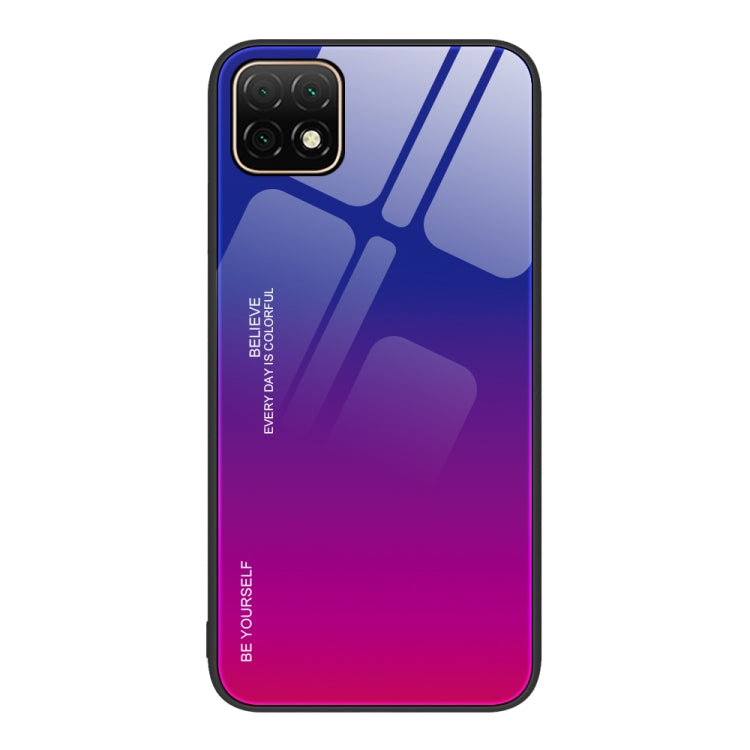 For Huawei Enjoy 20 5G Gradient Color Glass Case