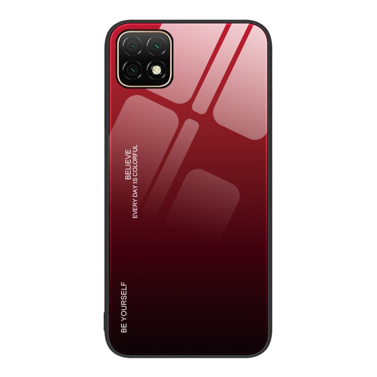 For Huawei Enjoy 20 5G Gradient Color Glass Case