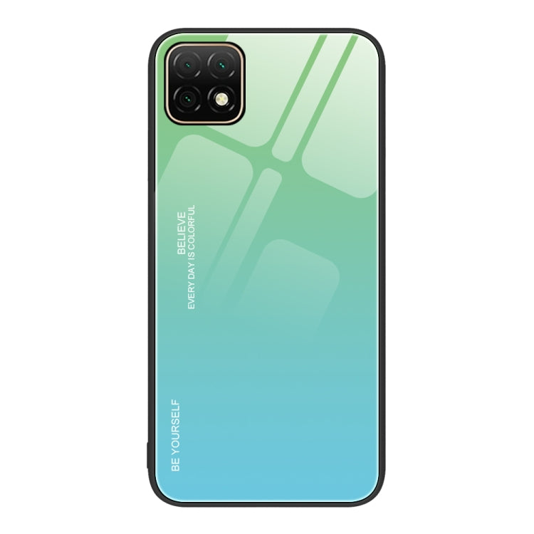For Huawei Enjoy 20 5G Gradient Color Glass Case