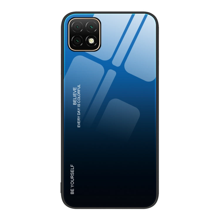 For Huawei Enjoy 20 5G Gradient Color Glass Case