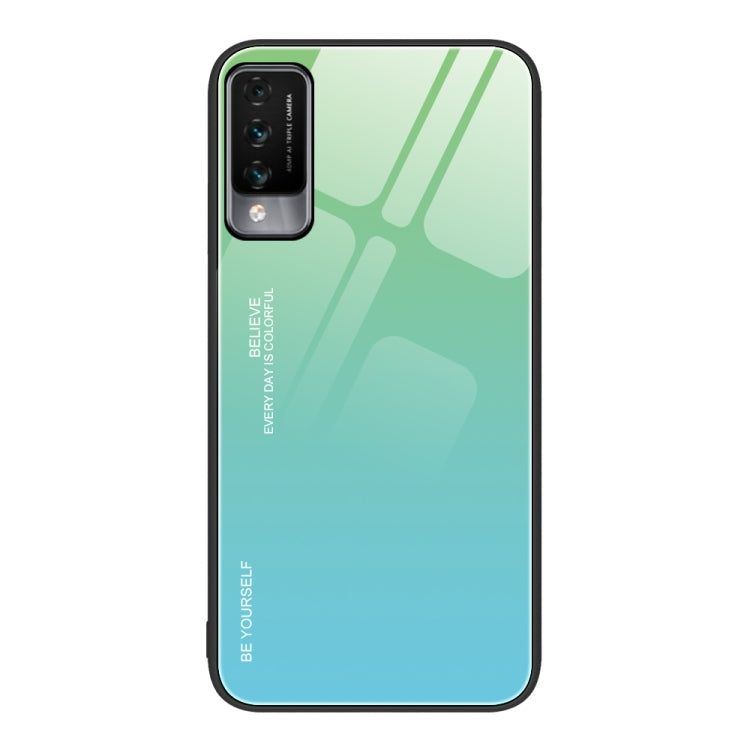 For Huawei Maimang 10 Gradient Color Glass Case
