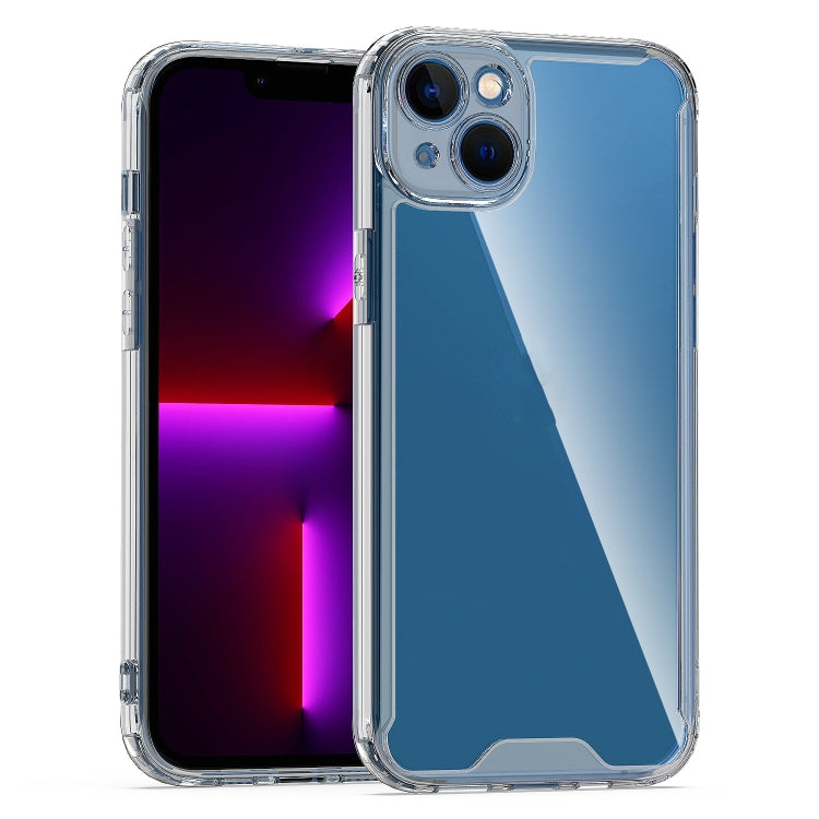 For iPhone 14 Plus Acrylic + TPU Clear Protective Phone Case