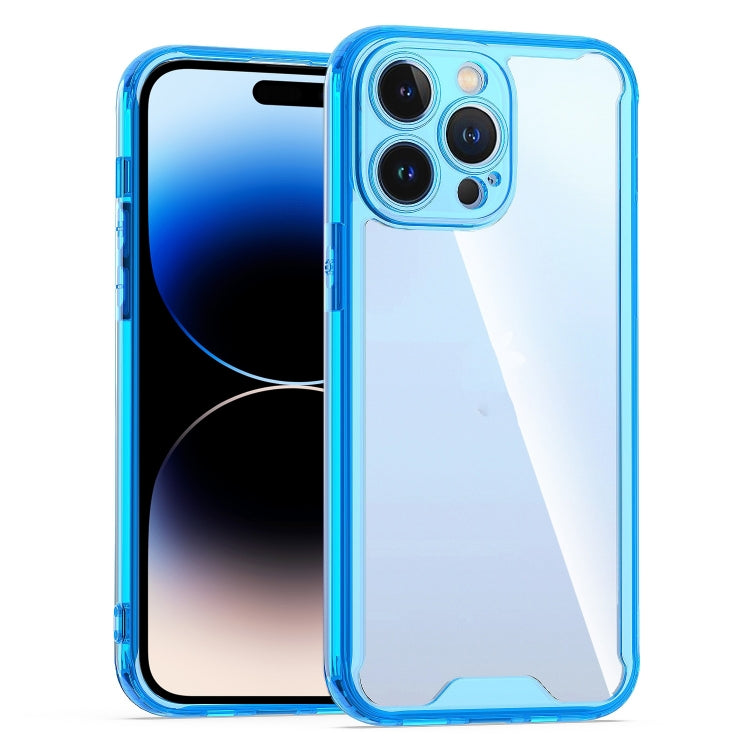 For iPhone 14 Pro Acrylic + TPU Clear Protective Phone Case