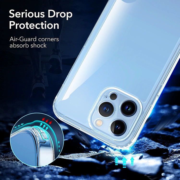 For iPhone 14 Pro Max Acrylic + TPU Clear Protective Phone Case