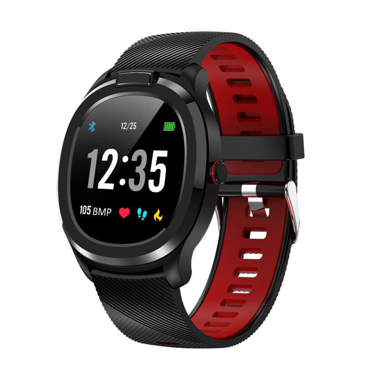 T01 1.3 inch TFT Color Screen IP68 Waterproof Sport Smart Watch, Support Body Temperature Measurement / Heart Rate Monitoring / Sleep Monitor, Style:With TPU Watch Band