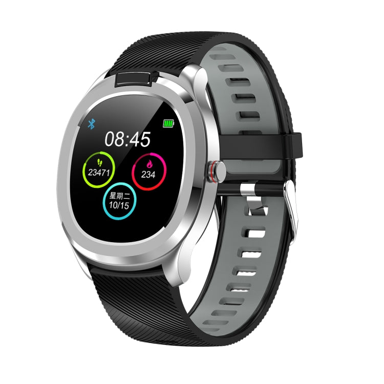 T01 1.3 inch TFT Color Screen IP68 Waterproof Sport Smart Watch, Support Body Temperature Measurement / Heart Rate Monitoring / Sleep Monitor, Style:With TPU Watch Band