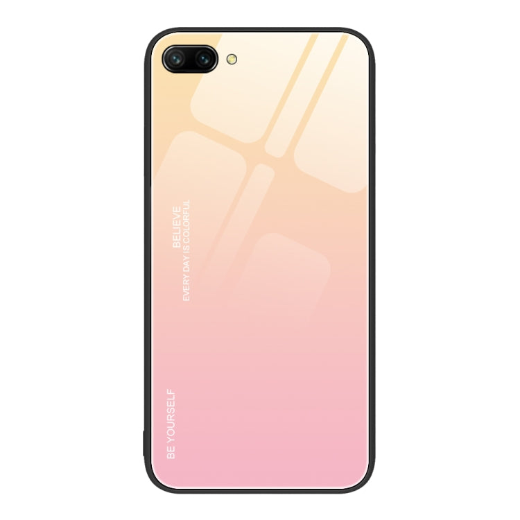 For Honor 10 Gradient Color Glass Phone Case