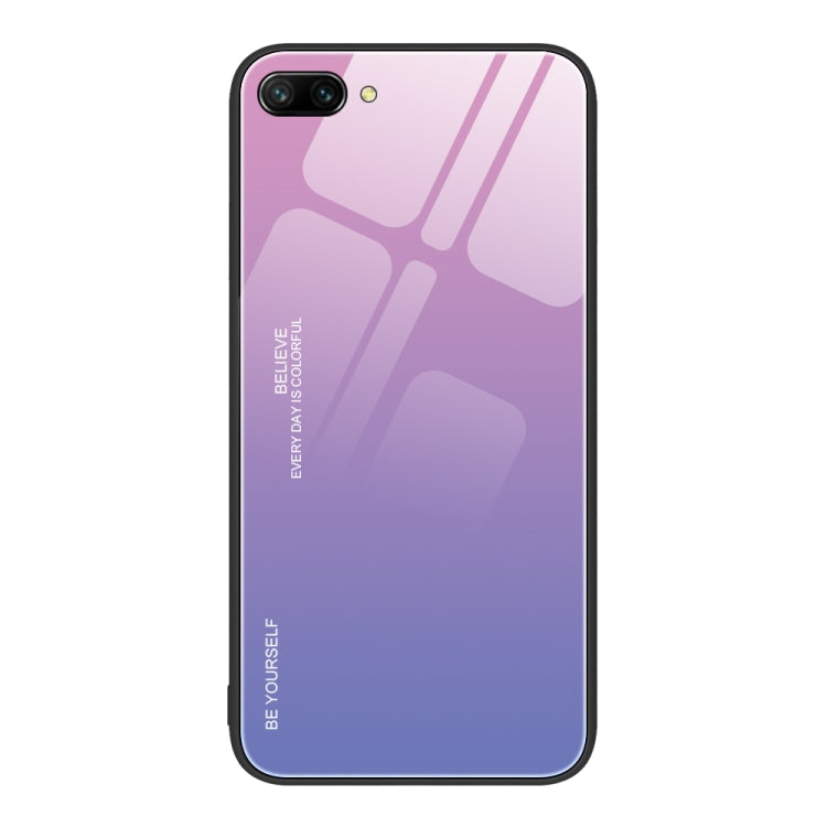 For Honor 10 Gradient Color Glass Phone Case