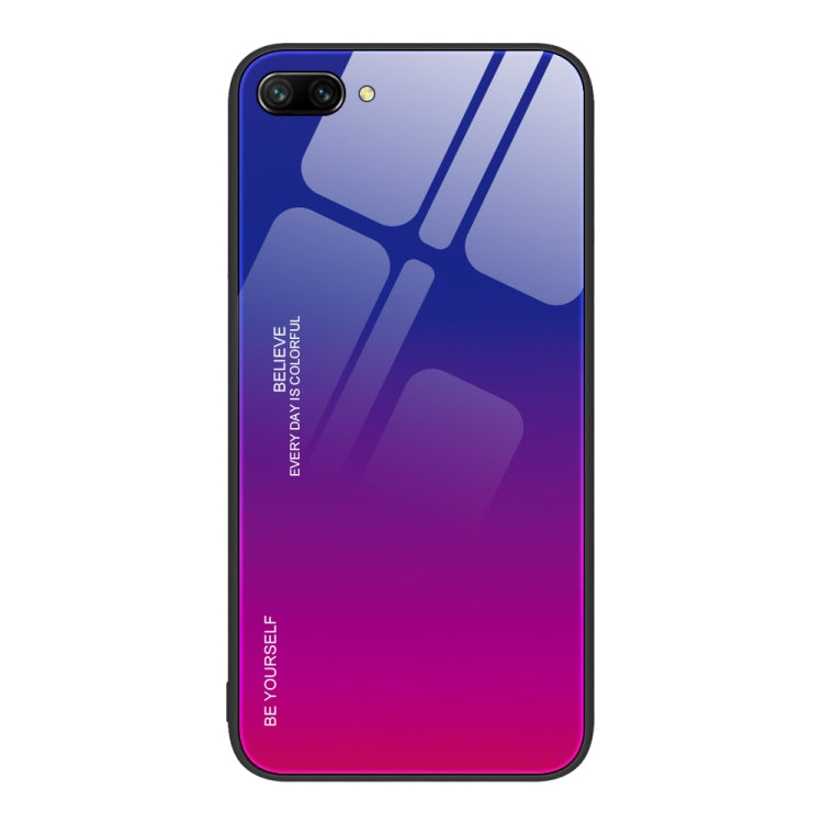 For Honor 10 Gradient Color Glass Phone Case