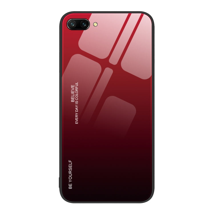 For Honor 10 Gradient Color Glass Phone Case