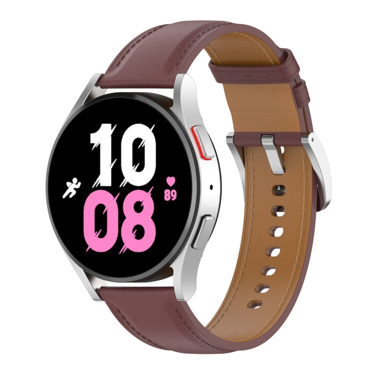 For Samsung Galaxy Watch 5 40mm Premium Leather Watch Band