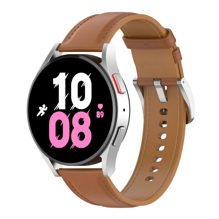 For Samsung Galaxy Watch 5 40mm Premium Leather Watch Band