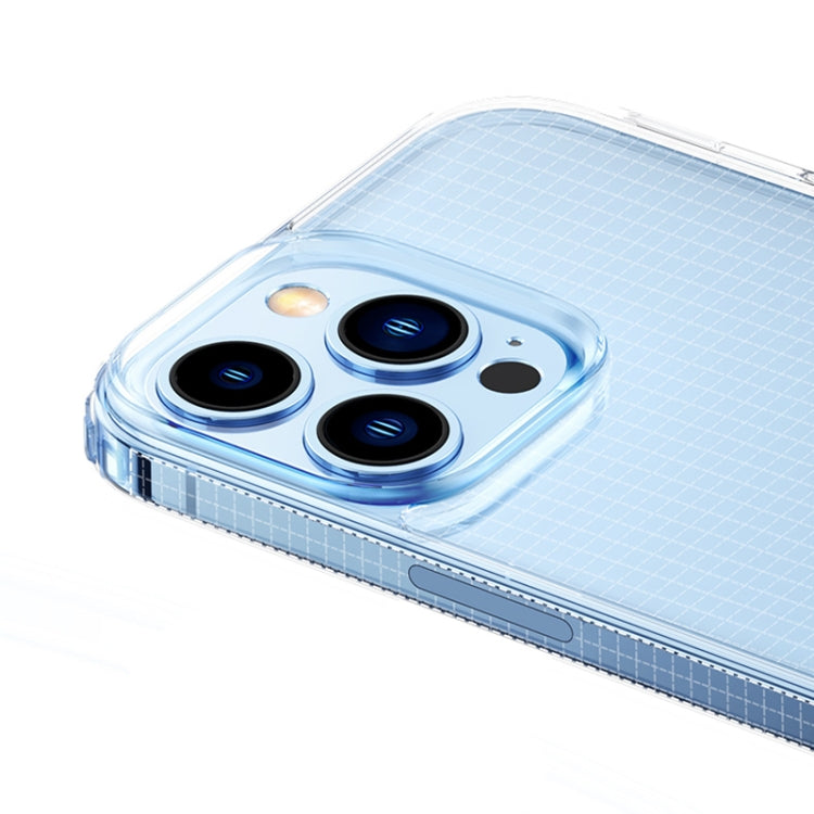 For iPhone 14 Four Corner Airbags Shockproof Phone Case (Transparent)