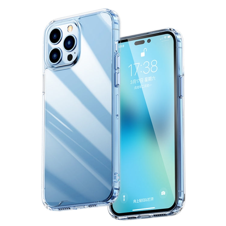 For iPhone 14 Pro Four Corner Airbags Shockproof Phone Case(Transparent)