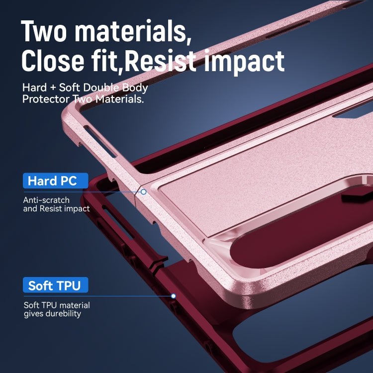 For Samsung Galaxy Z Fold4 PC + TPU Shockproof All Inclusive Phone Case