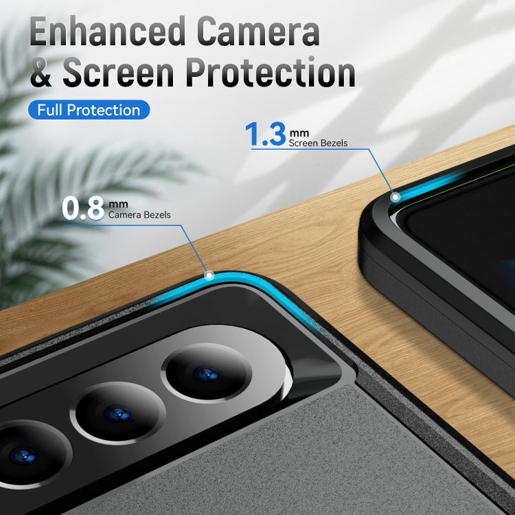 For Samsung Galaxy Z Fold4 PC + TPU Shockproof All Inclusive Phone Case