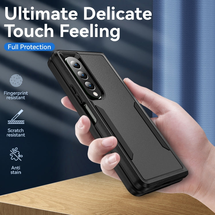 For Samsung Galaxy Z Fold4 PC + TPU Shockproof All Inclusive Phone Case