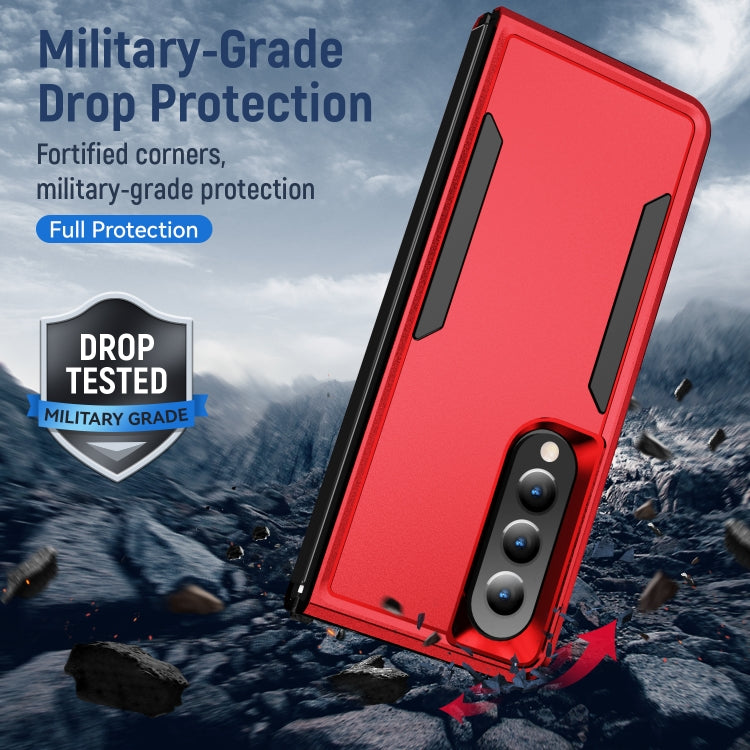 For Samsung Galaxy Z Fold4 PC + TPU Shockproof All Inclusive Phone Case