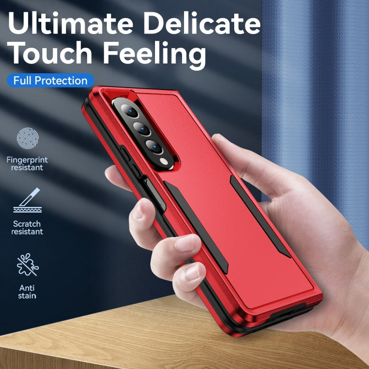 For Samsung Galaxy Z Fold4 PC + TPU Shockproof All Inclusive Phone Case