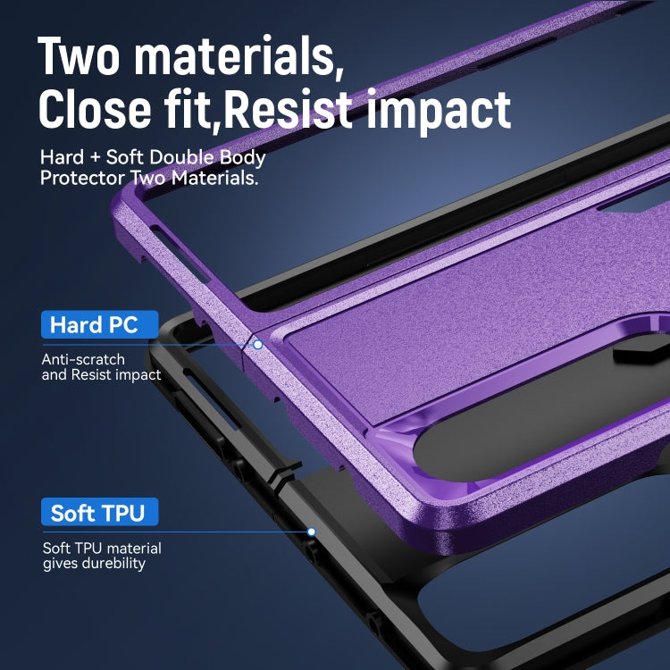 For Samsung Galaxy Z Fold4 PC + TPU Shockproof All Inclusive Phone Case