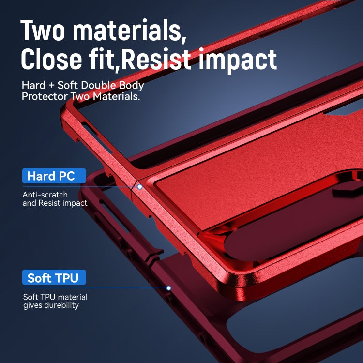 For Samsung Galaxy Z Fold4 PC + TPU Shockproof All Inclusive Phone Case