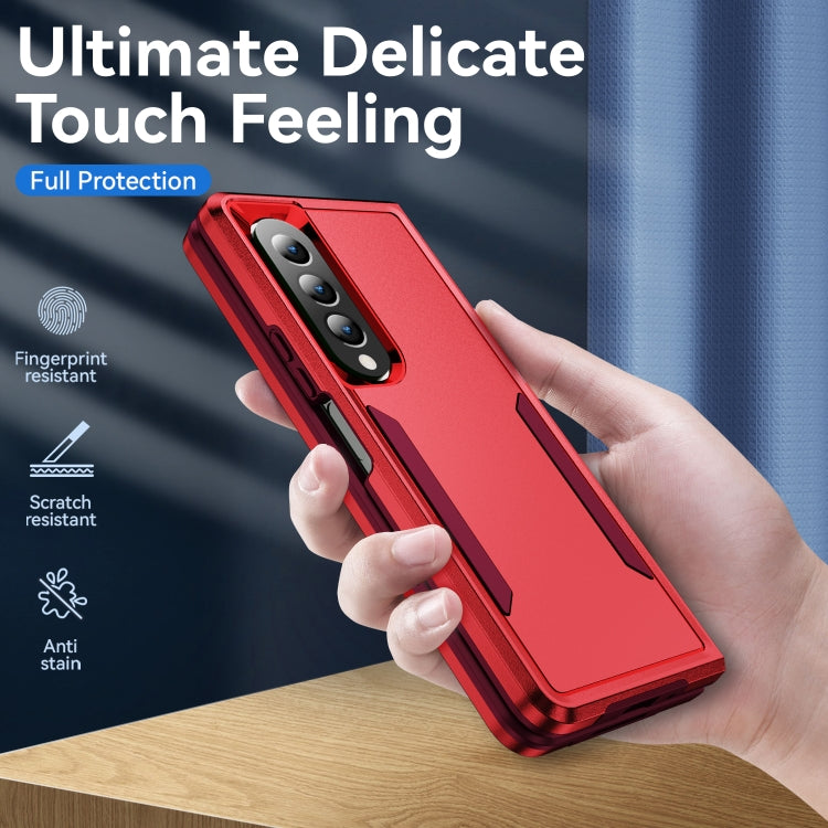 For Samsung Galaxy Z Fold4 PC + TPU Shockproof All Inclusive Phone Case