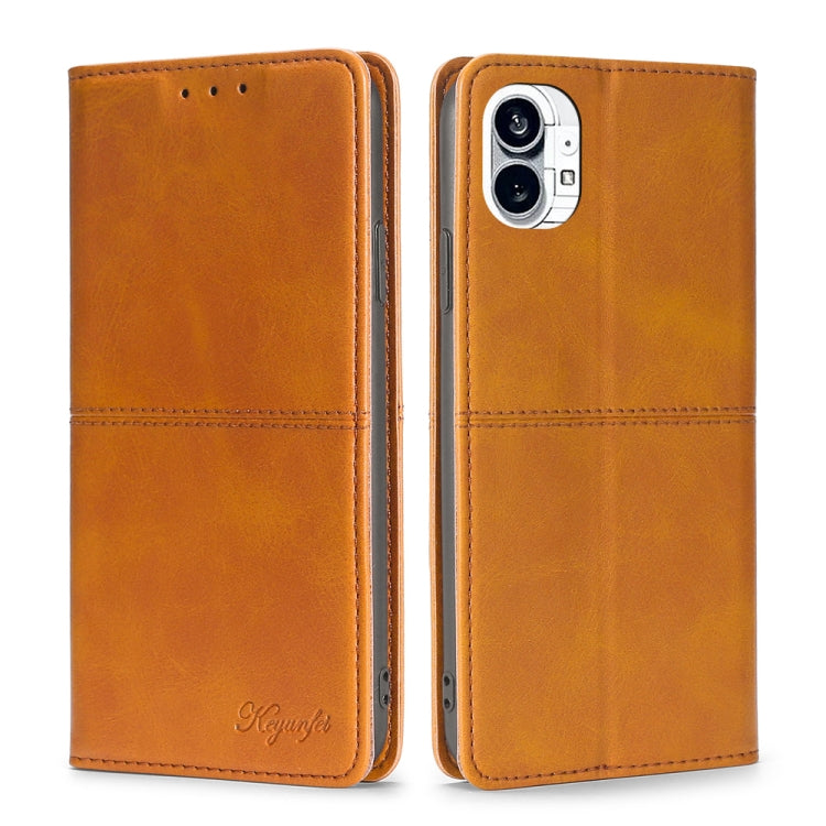 For Nothing Phone 1 Cow Texture Magnetic Leather Phone Case