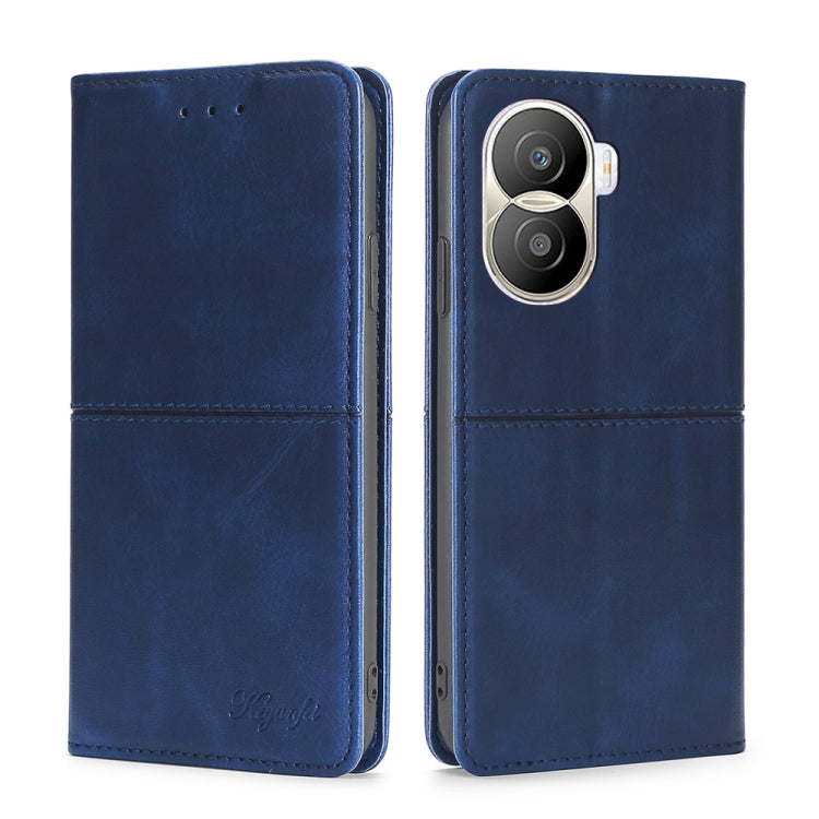 For Honor X40i Cow Texture Magnetic Leather Phone Case