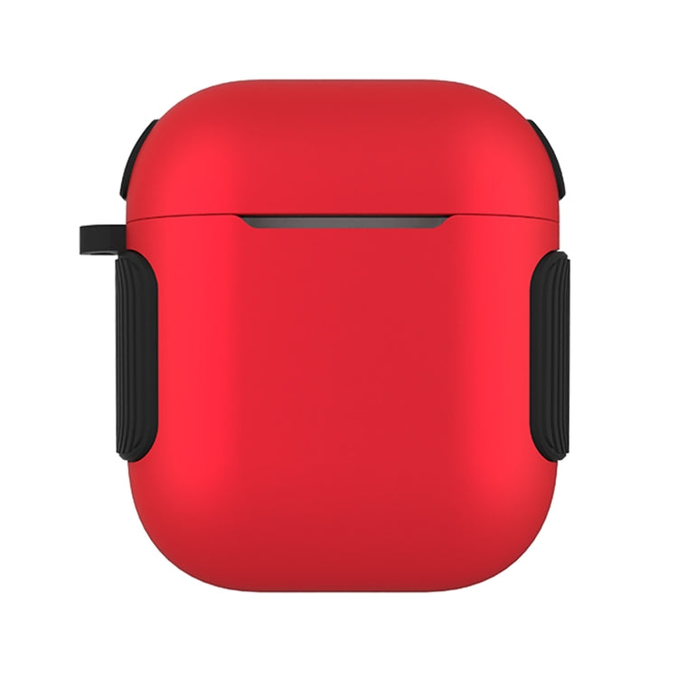 2 in 1 Matte Texture Contrast Color PC + TPU Earphone Case For AirPods 2 / 1