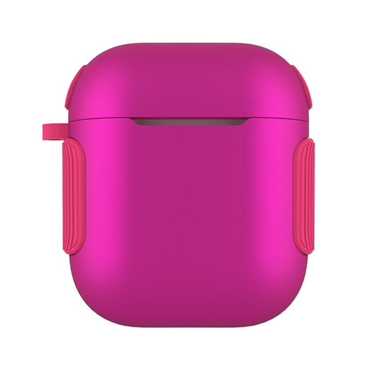2 in 1 Matte Texture Contrast Color PC + TPU Earphone Case For AirPods 2 / 1