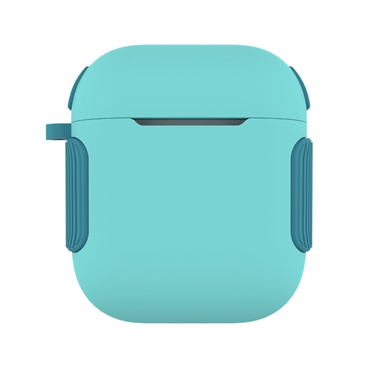 2 in 1 Matte Texture Contrast Color PC + TPU Earphone Case For AirPods 2 / 1