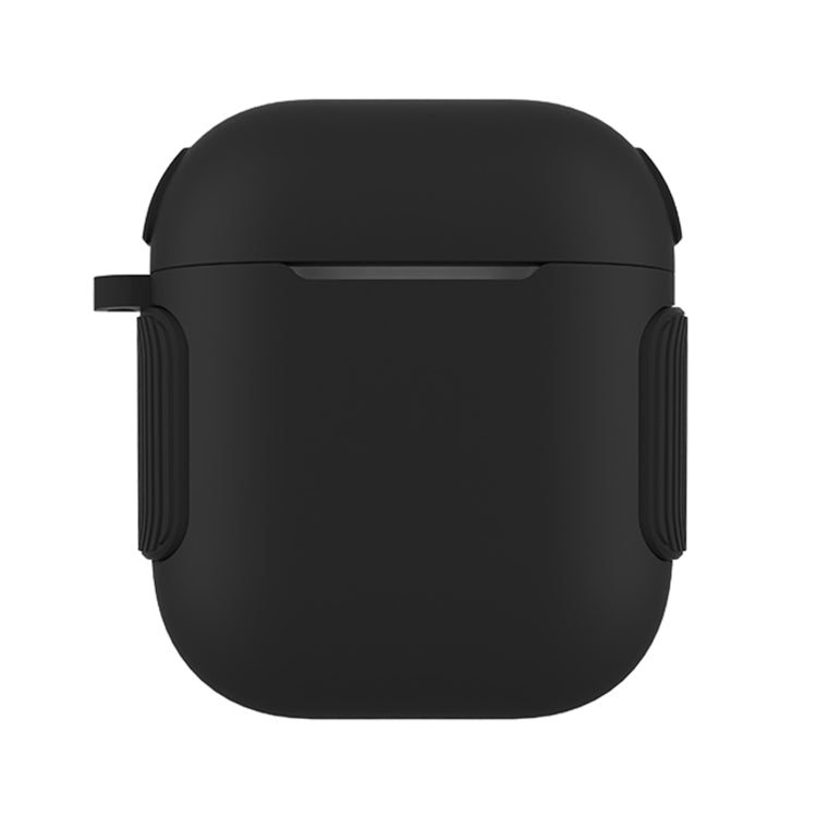 2 in 1 Matte Texture Contrast Color PC + TPU Earphone Case For AirPods 2 / 1