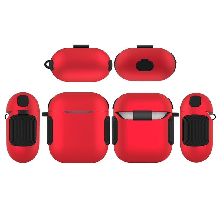 2 in 1 Matte Texture Contrast Color PC + TPU Earphone Case For AirPods 2 / 1