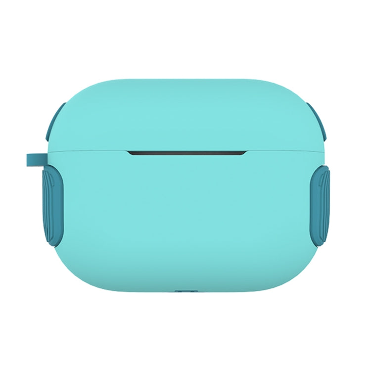 2 in 1 Matte Texture Contrast Color PC + TPU Earphone Case For AirPods Pro