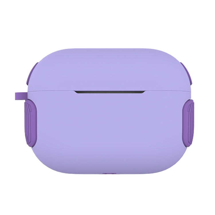 2 in 1 Matte Texture Contrast Color PC + TPU Earphone Case For AirPods Pro