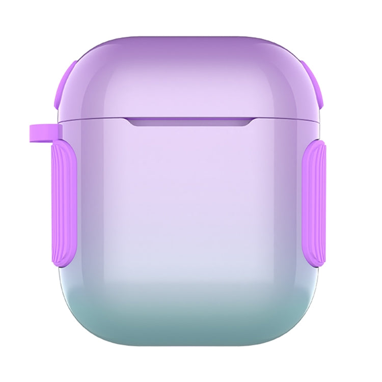 2 in 1 Varnish Colorful PC + TPU Earphone Case For AirPods 2 / 1
