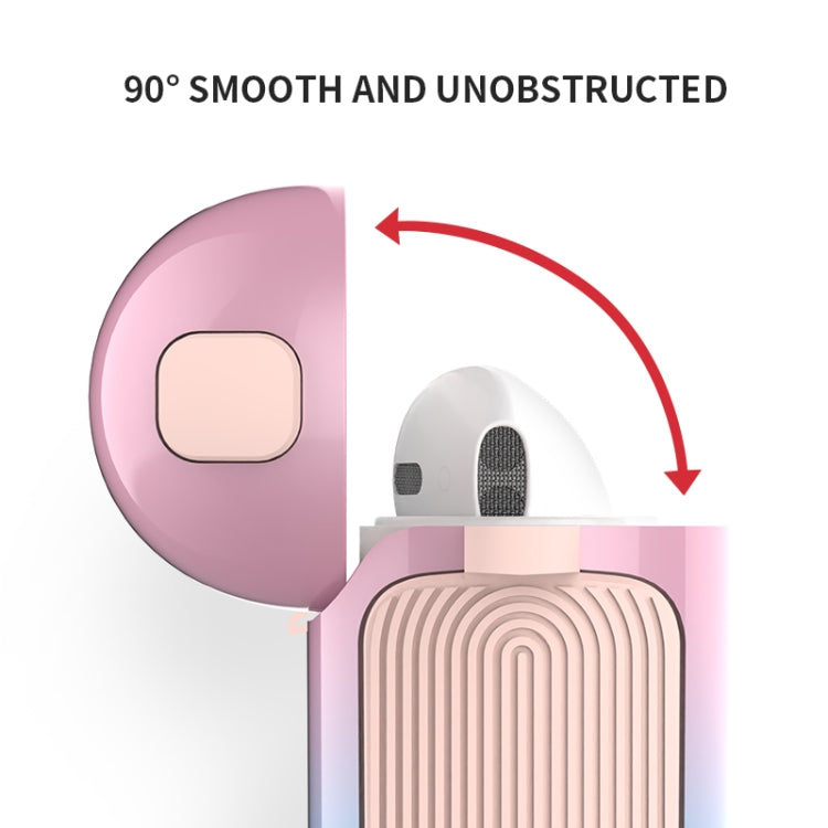 2 in 1 Varnish Colorful PC + TPU Earphone Case For AirPods 2 / 1