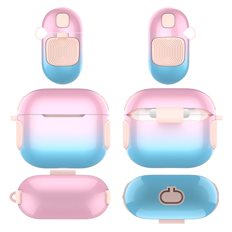 2 in 1 Varnish Colorful PC + TPU Earphone Case For AirPods 3