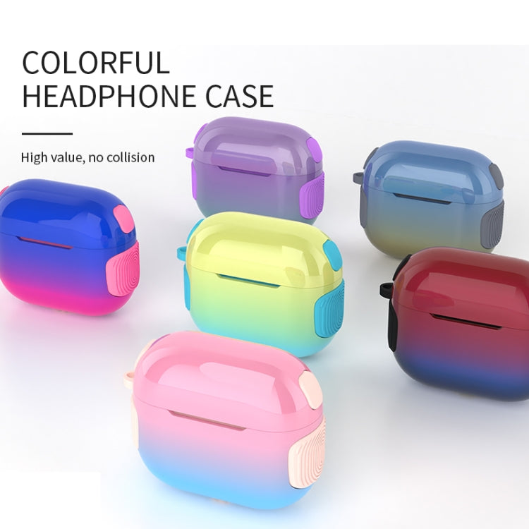 2 in 1 Varnish Colorful PC + TPU Earphone Case For AirPods 3