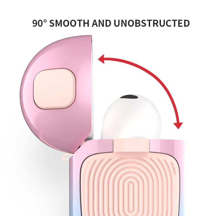 2 in 1 Varnish Colorful PC + TPU Earphone Case For AirPods 3