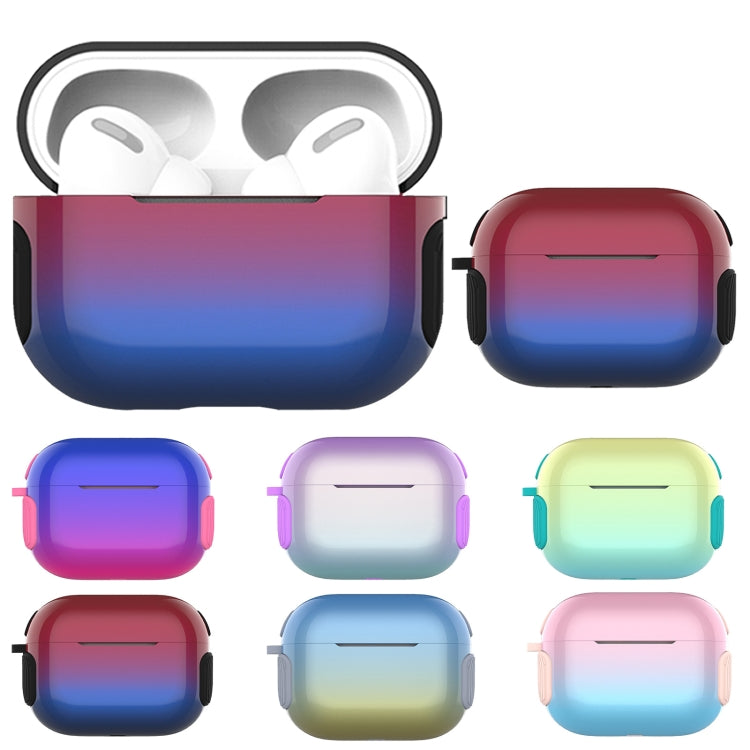 2 in 1 Varnish Colorful PC + TPU Earphone Case For AirPods Pro
