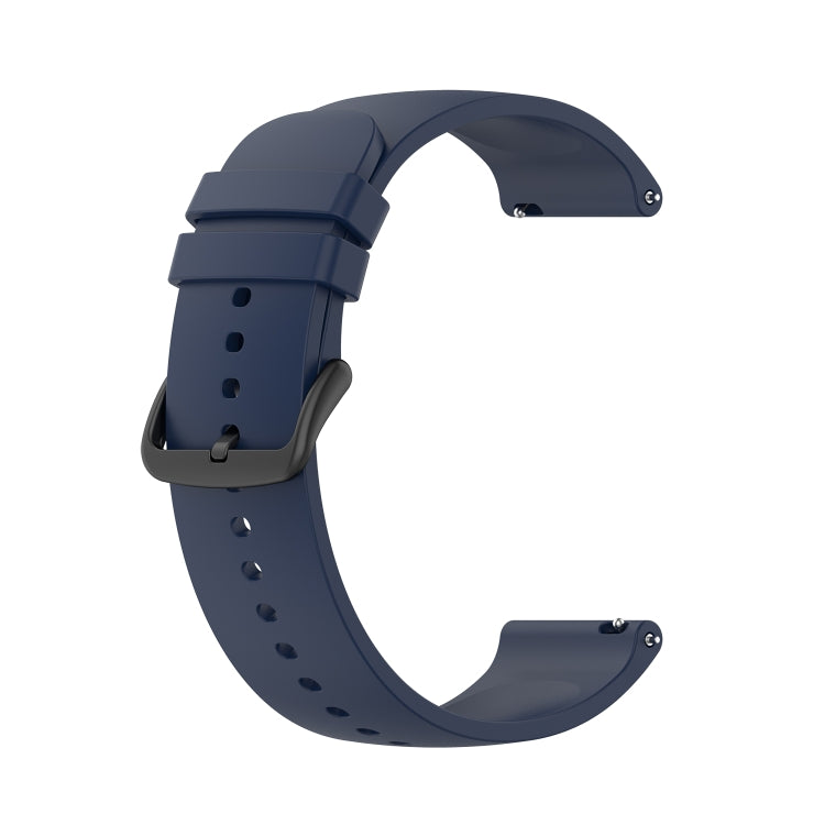 For Samsung Galaxy Watch 5 44mm 20mm Round Tail Silicone Watch Band