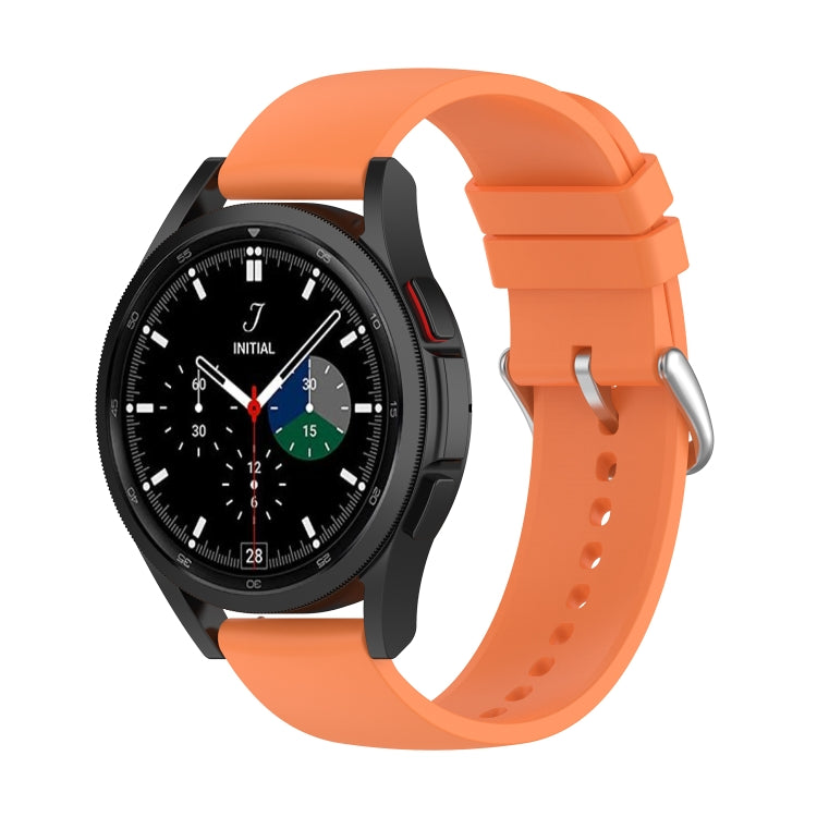 For Samsung Galaxy Watch 5 44mm 20mm Round Tail Silicone Watch Band