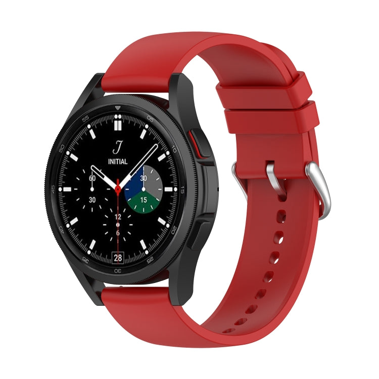 For Samsung Galaxy Watch 5 Pro 45mm 20mm Round Tail Silicone Watch Band