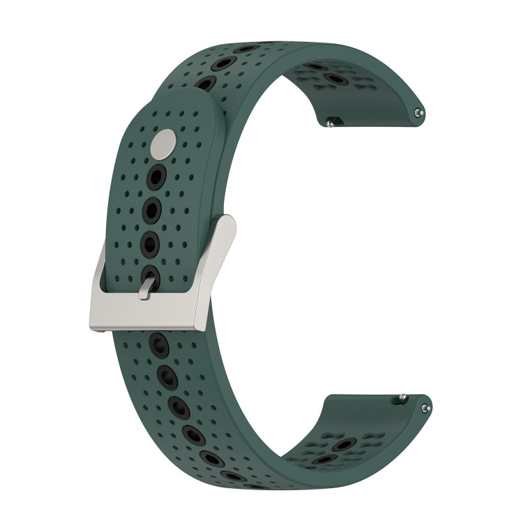 For Samsung Galaxy Watch 5 40mm 20mm Colorful Hole Silicone Watch Band